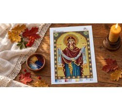 Pokrova, the Intercession of the Theotokos, October 1, 2026 — beaded icon