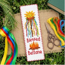 "Wheel of the year: Beltane (1 May)" - Cross stitch bookmark kit