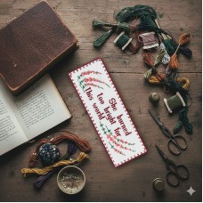She Burned Too Bright Counted Cross Stitch Bookmark Kit