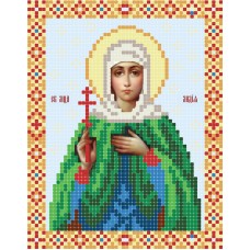 "Saint Lydia the Martyr" - Bead embroidery pattern of icon 