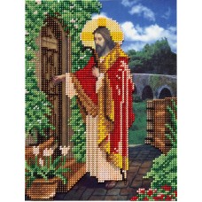 "The Light of the World" - Bead embroidery pattern of icon 
