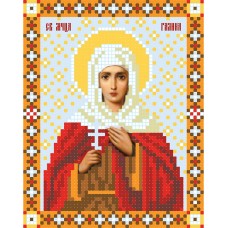 "Saint Galina of Antioch" - Bead embroidery pattern of icon 