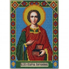 "Saint Pantaleon" - Bead embroidery pattern of icon 