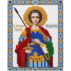 "Saint George" - Bead embroidery pattern of icon 