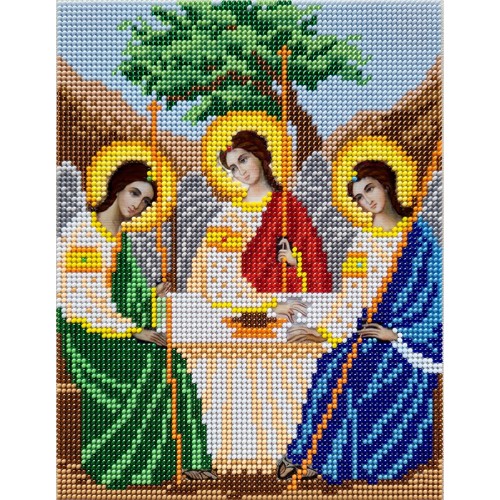 "Holy Trinity" - Bead embroidery pattern of icon 
