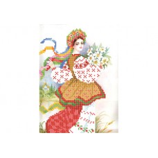 "Ukrainian girl" - Bead embroidery pattern