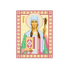 "Saint Nino" - Bead embroidery pattern of icon 