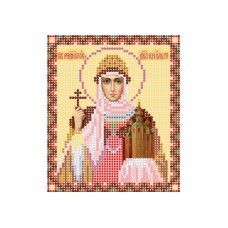 "Saint Olga" - Bead embroidery pattern of icon 