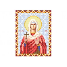 "Saint Nika of Corinth" - Bead embroidery pattern of icon 