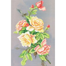 "Night rose" - Bead embroidery pattern