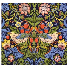 "Strawberry Thief" - Cross stitch kit 