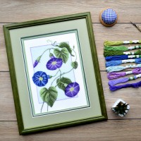 Morning Glory Counted Cross Stitch Kit