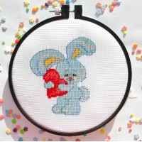 Bunny with Love Counted Cross Stitch Kit