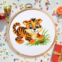 Tiger Cub Counted Cross Stitch Kit