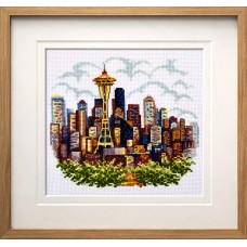 "Seattle" Cross stitch kit 
